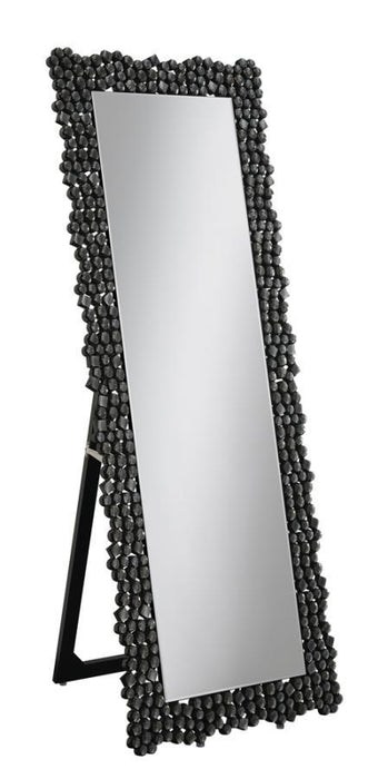 Mckay - Acrylic Frame Standing Mirror - Smokey Gray – Floor Mirrors by CoasterEveryday at Furniture Wholesale Plus , Nashville furniture store