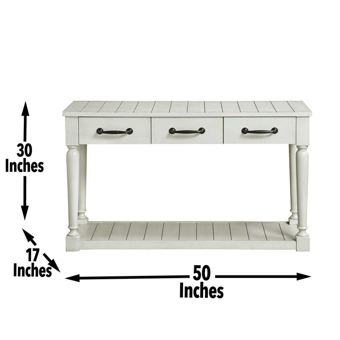 Hemmingway - 3 Piece Occasional Table Set - White – Table Sets by Steve Silver Furniture at Furniture Wholesale Plus , Nashville furniture store