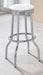 Retro - Upholstered Metal Swivel Bar Stool (Set of 2) - Premium Stool Sets from CoasterEveryday - Just $199! Shop now at Furniture Wholesale Plus  We are the best furniture store in Nashville, Hendersonville, Goodlettsville, Madison, Antioch, Mount Juliet, Lebanon, Gallatin, Springfield, Murfreesboro, Franklin, Brentwood