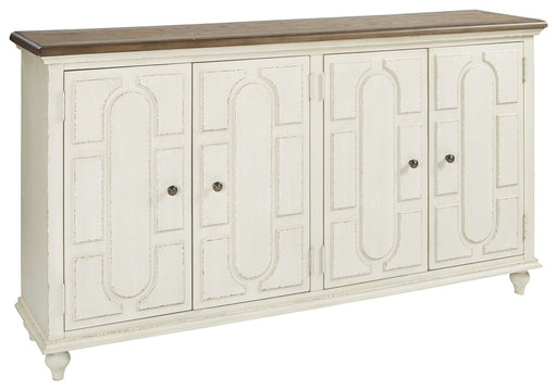 Roranville - Antique White - Accent Cabinet - Premium Accent Cabinets from Signature Design by Ashley® - Just $708! Shop now at Furniture Wholesale Plus  We are the best furniture store in Nashville, Hendersonville, Goodlettsville, Madison, Antioch, Mount Juliet, Lebanon, Gallatin, Springfield, Murfreesboro, Franklin, Brentwood