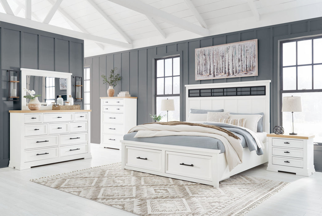 Ashbryn - Panel Storage Bedroom Set – 6 Piece Bedroom Sets by Benchcraft® at Furniture Wholesale Plus , Nashville furniture store