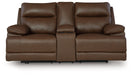 Vonryan - Power Reclining Loveseat With Console / Adj Headrest - Tobacco – Reclining Loveseats by Signature Design by Ashley® at Furniture Wholesale Plus , Nashville furniture store