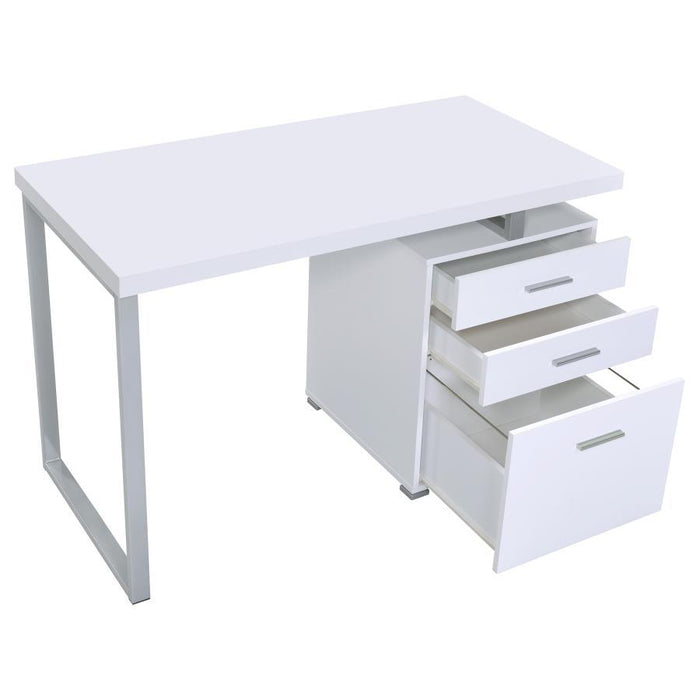 Brennan - 3-Drawer Office Computer Desk - Premium Computer Desks from CoasterEveryday - Just $279! Shop now at Furniture Wholesale Plus  We are the best furniture store in Nashville, Hendersonville, Goodlettsville, Madison, Antioch, Mount Juliet, Lebanon, Gallatin, Springfield, Murfreesboro, Franklin, Brentwood