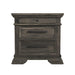 Park Ridge - 3-Drawer Nightstand - Charcoal – Accent Nightstands by Elements International at Furniture Wholesale Plus , Nashville furniture store