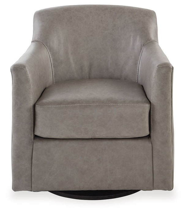 Bradney - Swivel Accent Chair - Premium Swivel Chairs from Signature Design by Ashley® - Just $378! Shop now at Furniture Wholesale Plus  We are the best furniture store in Nashville, Hendersonville, Goodlettsville, Madison, Antioch, Mount Juliet, Lebanon, Gallatin, Springfield, Murfreesboro, Franklin, Brentwood