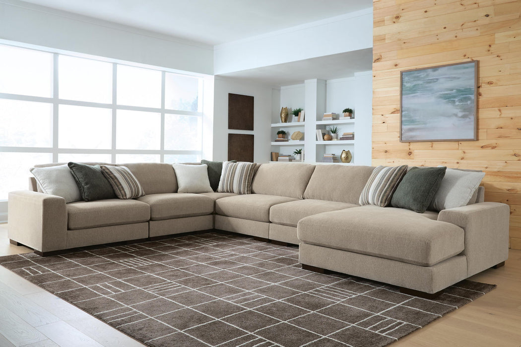Linenhause - Sectional – Stationary Sectionals by Benchcraft® at Furniture Wholesale Plus , Nashville furniture store