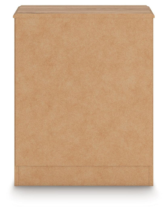 Aleaport - One Drawer Night Stand - Warm Brown – Nightstands w/ Charging Stations by Signature Design by Ashley® at Furniture Wholesale Plus , Nashville furniture store