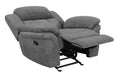 Bahrain - Upholstered Glider Recliner - Premium Glider Chairs from CoasterEssence - Just $639! Shop now at Furniture Wholesale Plus  We are the best furniture store in Nashville, Hendersonville, Goodlettsville, Madison, Antioch, Mount Juliet, Lebanon, Gallatin, Springfield, Murfreesboro, Franklin, Brentwood