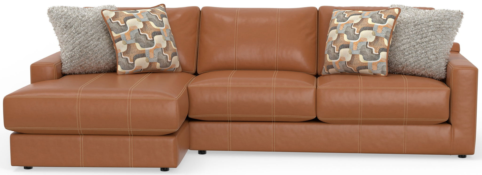 Minori - Italian Leather Sectional – Stationary Sectionals by Jackson at Furniture Wholesale Plus , Nashville furniture store