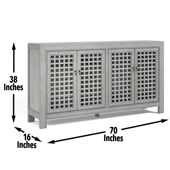 Rio - 4 Door Accent Cabinet – Accent Cabinets by Steve Silver Furniture at Furniture Wholesale Plus , Nashville furniture store