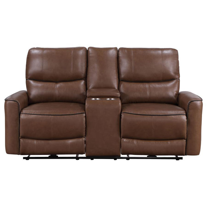 Greenfield - Upholstered Power Reclining Loveseat – Reclining Loveseats by Coaster Fine Furniture at Furniture Wholesale Plus , Nashville furniture store