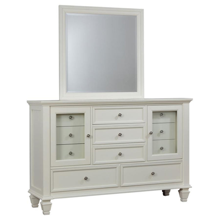 Sandy Beach - 11-drawer Dresser With Mirror – Dresser & Mirror by CoasterEssence at Furniture Wholesale Plus , Nashville furniture store