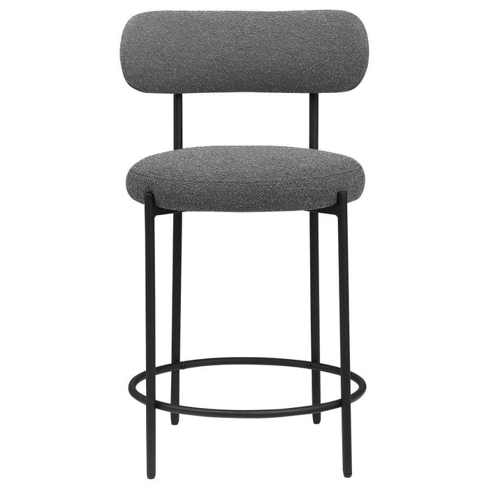 Viola - Boucle Upholstered Bar Stool (Set of 2) - Premium Stool Sets from Coaster Fine Furniture - Just $419! Shop now at Furniture Wholesale Plus  We are the best furniture store in Nashville, Hendersonville, Goodlettsville, Madison, Antioch, Mount Juliet, Lebanon, Gallatin, Springfield, Murfreesboro, Franklin, Brentwood