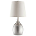 Tenya - Empire Shade Urn Table Lamp (Set of 2) - Silver - Premium Lamp Sets from CoasterEveryday - Just $189! Shop now at Furniture Wholesale Plus  We are the best furniture store in Nashville, Hendersonville, Goodlettsville, Madison, Antioch, Mount Juliet, Lebanon, Gallatin, Springfield, Murfreesboro, Franklin, Brentwood