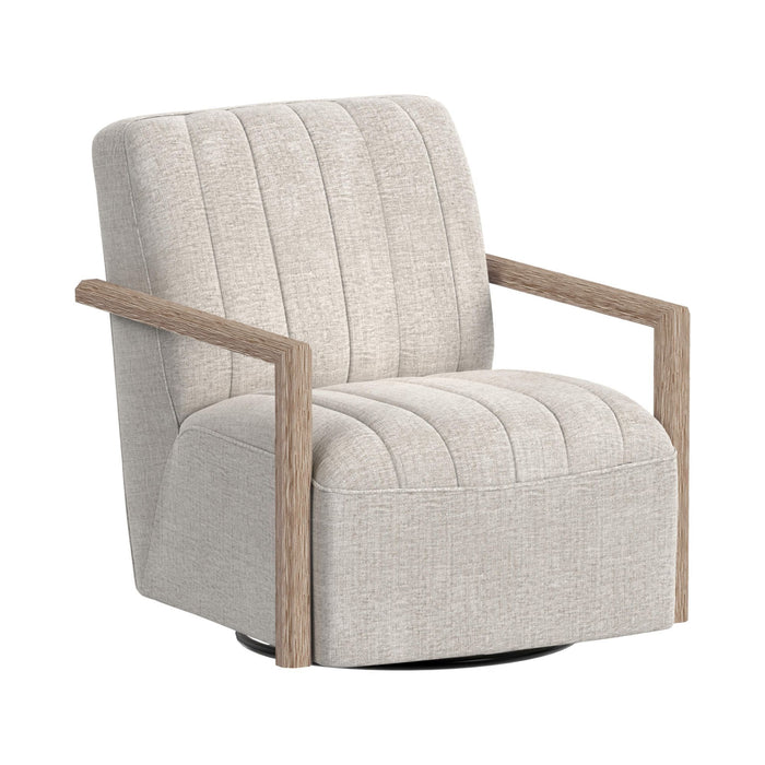 Blaze - Swivel Chair - Laurence Cream – Swivel Chairs by Elements International at Furniture Wholesale Plus , Nashville furniture store