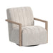 Blaze - Swivel Chair - Laurence Cream – Swivel Chairs by Elements International at Furniture Wholesale Plus , Nashville furniture store