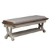Farmhouse Reimagined - Bed Bench - Antique White / Chestnut Tops – Bed Benches by Liberty Furniture at Furniture Wholesale Plus , Nashville furniture store