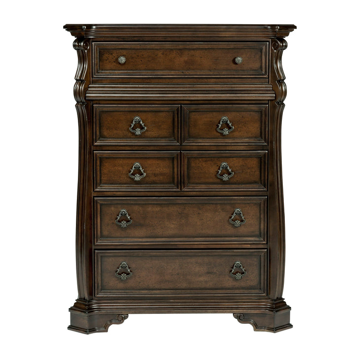Arbor Place - 6 Drawer Chest - Brownstone – Accent Chests by Liberty Furniture at Furniture Wholesale Plus , Nashville furniture store