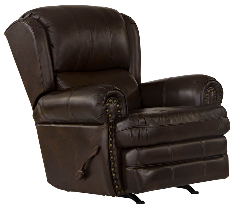 Roberto - Leather Rocker Recliner - Cocoa - Premium Rocker Chairs from Jackson - Just $1089! Shop now at Furniture Wholesale Plus  We are the best furniture store in Nashville, Hendersonville, Goodlettsville, Madison, Antioch, Mount Juliet, Lebanon, Gallatin, Springfield, Murfreesboro, Franklin, Brentwood
