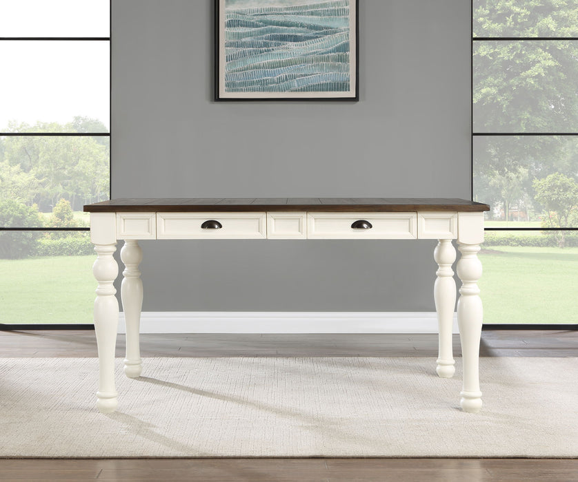 Joanna - 4-Drawer Dining Table - White – Dining Tables by Steve Silver Furniture at Furniture Wholesale Plus , Nashville furniture store