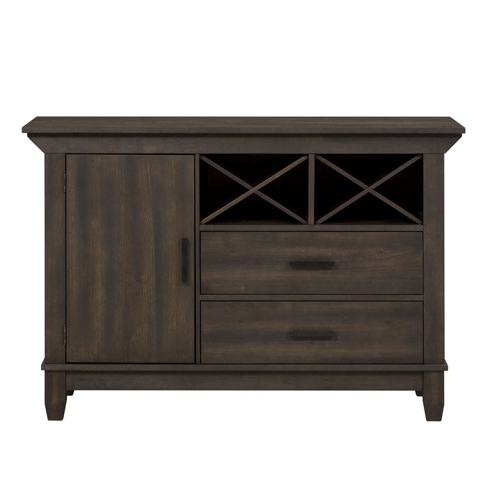 Double Bridge - Sideboard - Dark Chestnut – Sideboards by Liberty Furniture at Furniture Wholesale Plus , Nashville furniture store