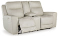 Mindanao - Power Reclining Loveseat With Console /Adj Hdrst – Reclining Loveseats by Signature Design by Ashley® at Furniture Wholesale Plus , Nashville furniture store