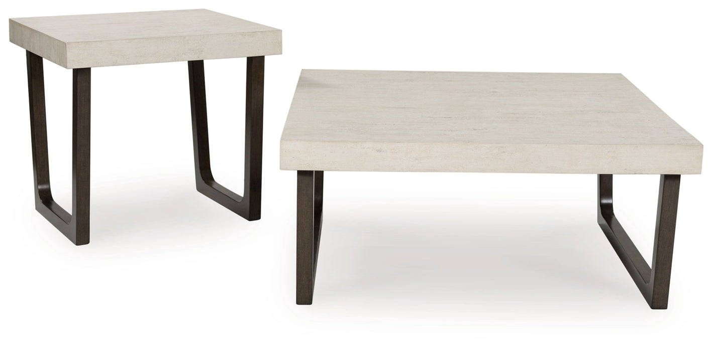 Westenfort - Occasional Table Set (Set of 2) - Espresso / Gray – Table Sets by Signature Design by Ashley® at Furniture Wholesale Plus , Nashville furniture store