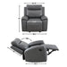Gaston - Manual Recliner - Gray – Reclining Chairs by Steve Silver Furniture at Furniture Wholesale Plus , Nashville furniture store