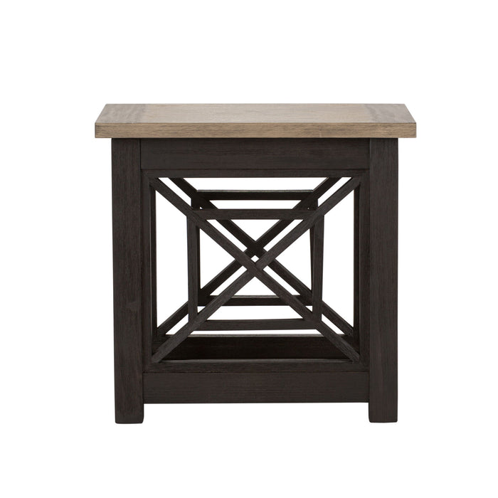 Heatherbrook - Chair Side Table - Charcoal & Ash – Chair Side Tables by Liberty Furniture at Furniture Wholesale Plus , Nashville furniture store