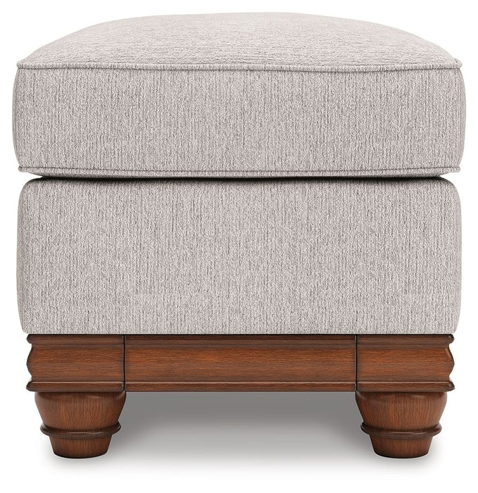 Clearbrooke - Ottoman - Sandstone – Upholstered Ottomans by Signature Design by Ashley® at Furniture Wholesale Plus , Nashville furniture store