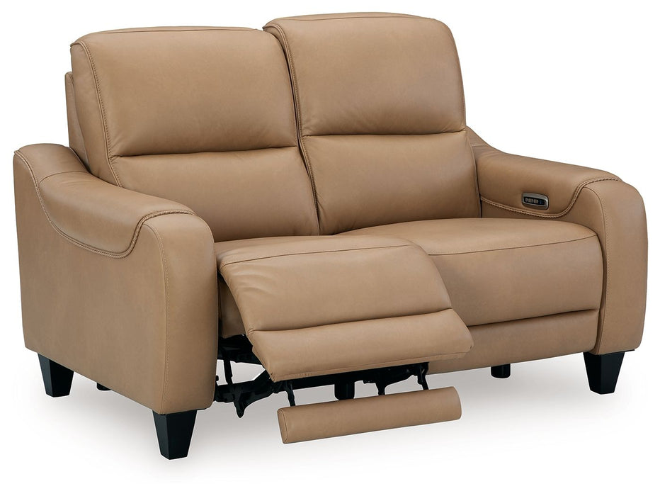Mosswell - Power Reclining Loveseat With Adj Headrest - Toffee – Reclining Loveseats by Ashley® at Furniture Wholesale Plus , Nashville furniture store