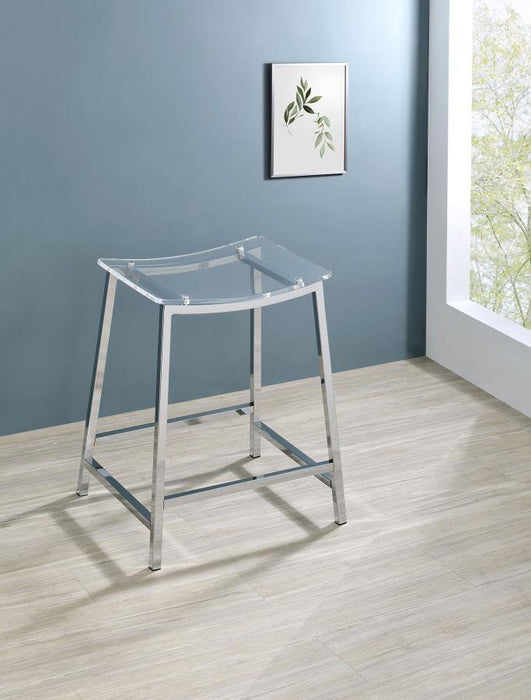 Jovani - Acrylic Backless Bar Stools (Set of 2) - Premium Stool Sets from Coaster Fine Furniture - Just $359! Shop now at Furniture Wholesale Plus  We are the best furniture store in Nashville, Hendersonville, Goodlettsville, Madison, Antioch, Mount Juliet, Lebanon, Gallatin, Springfield, Murfreesboro, Franklin, Brentwood
