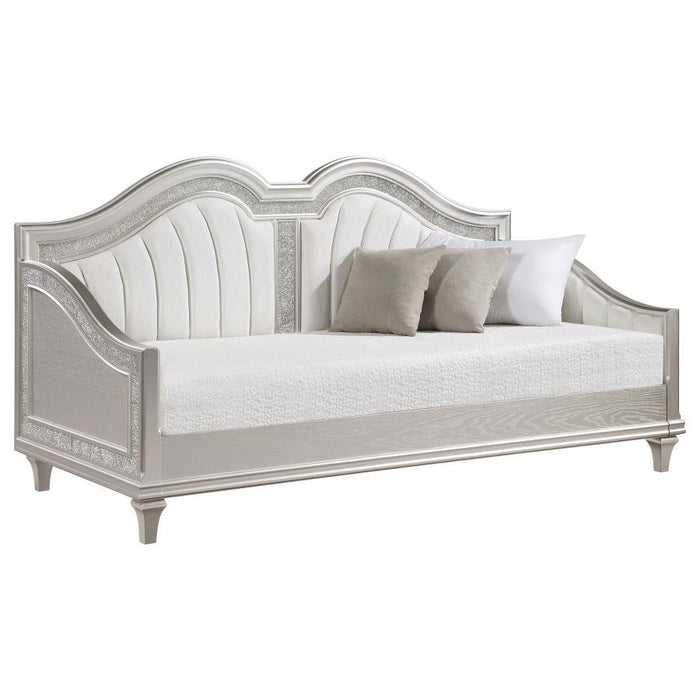 Evangeline - Upholstered Twin Daybed - Silver Oak – Daybeds by Coaster Fine Furniture at Furniture Wholesale Plus , Nashville furniture store