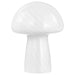 Kanaby - Mushroom Shaped Glass Bedside Table Lamp - White – Table Lamps by Coaster Fine Furniture at Furniture Wholesale Plus , Nashville furniture store