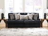 Whitmore Manor - Sofa - Black Pearl – Stationary Sofas by Benchcraft® at Furniture Wholesale Plus , Nashville furniture store