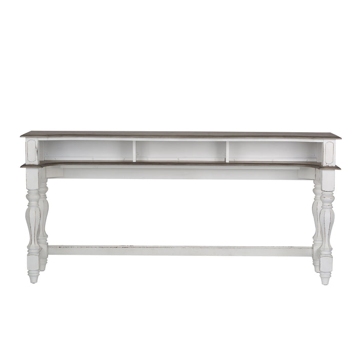 Magnolia Manor - Console Bar Table - Antique White – Console Tables by Liberty Furniture at Furniture Wholesale Plus , Nashville furniture store