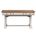 Farmhouse Reimagined - Writing Desk - Antique White / Chestnut Tops – Writing Desks by Liberty Furniture at Furniture Wholesale Plus , Nashville furniture store