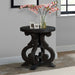 Stone - End Table With PU Base - Dark Walnut – End Tables by Elements International at Furniture Wholesale Plus , Nashville furniture store