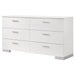 Felicity - 6-Drawer Dresser – Dressers by CoasterEssence at Furniture Wholesale Plus , Nashville furniture store