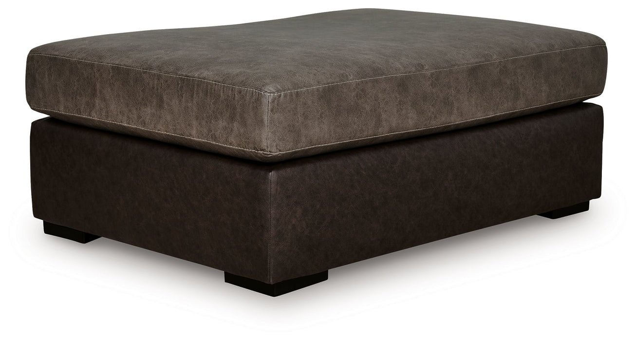 Castille Way - Oversized Accent Ottoman - Fossil – Accent Ottomans by Signature Design by Ashley® at Furniture Wholesale Plus , Nashville furniture store