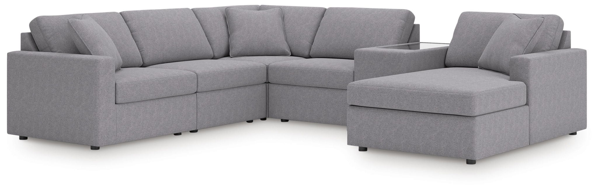Modmax - Sectional - Granite – Stationary Sectionals by Signature Design by Ashley® at Furniture Wholesale Plus , Nashville furniture store