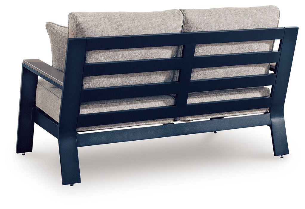 East Beach - Loveseat With Cushion - Blue – Loveseats by Signature Design by Ashley® at Furniture Wholesale Plus , Nashville furniture store
