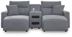 ModMax II - Salt And Pepper - Reclining Sectional – Reclining Sectionals by Signature Design by Ashley® at Furniture Wholesale Plus , Nashville furniture store