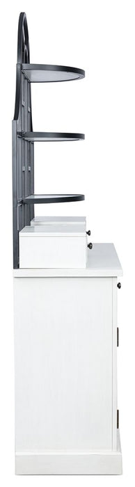 Greddinton - Baker's Rack - White – Display Cabinets by Signature Design by Ashley® at Furniture Wholesale Plus , Nashville furniture store