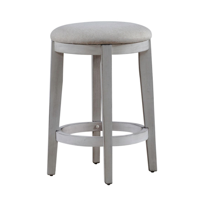 Ocean Isle - Upholstered Console Stool – Counter Height (24"-27") by Liberty Furniture at Furniture Wholesale Plus , Nashville furniture store