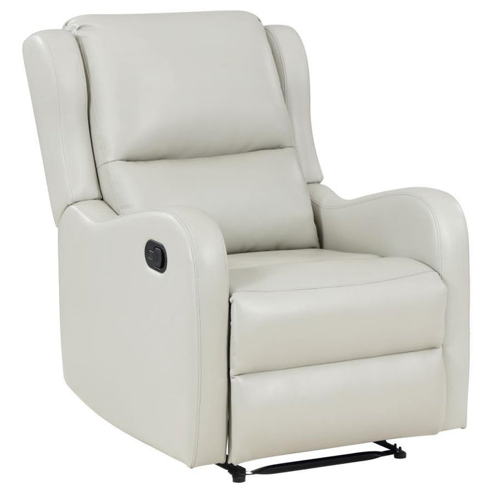 Kelsey - Upholstered English Arm Recliner Chair - Ivory – Reclining Chairs by Coaster Fine Furniture at Furniture Wholesale Plus , Nashville furniture store