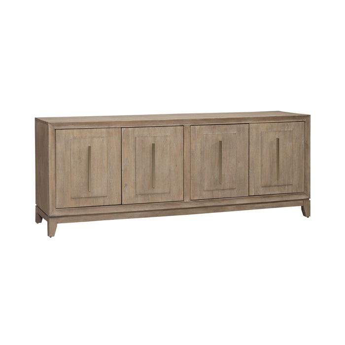 Brentwood - 78" TV Console - Sandstone – TV Stands by Liberty Furniture at Furniture Wholesale Plus , Nashville furniture store