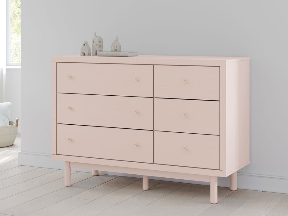 Wistenpine - Six Drawer Dresser - Blush – Dressers by Signature Design by Ashley® at Furniture Wholesale Plus , Nashville furniture store