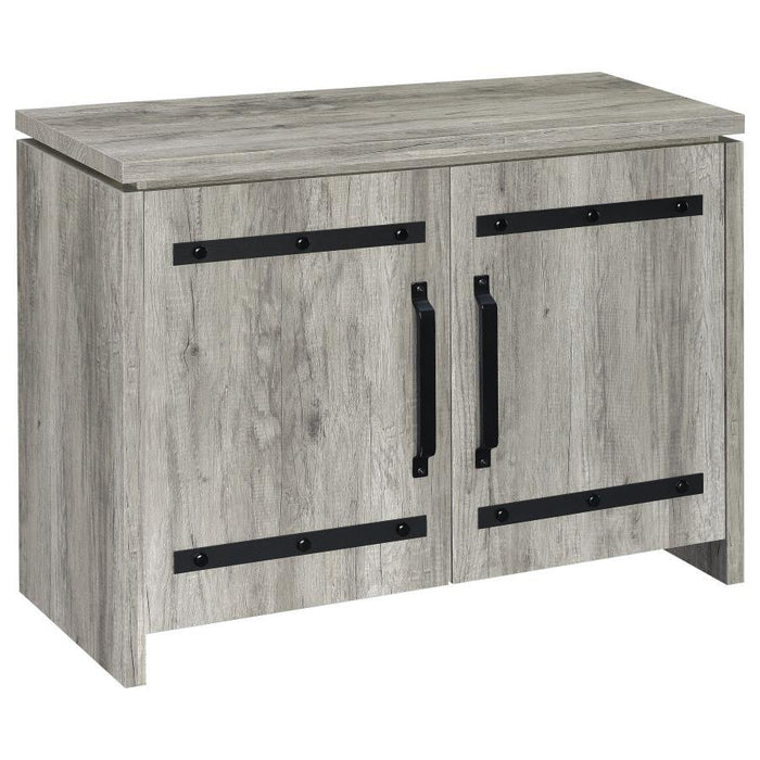 Enoch - 2 Door Engineered Wood Accent Cabinet - Gray Driftwood – Accent Cabinets by CoasterEveryday at Furniture Wholesale Plus , Nashville furniture store