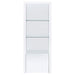Jude - 3-Shelf Engineered Wood Media Tower - High Gloss White – Piers by Coaster Fine Furniture at Furniture Wholesale Plus , Nashville furniture store